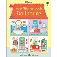 First Sticker Book Dollhouse - Paperback