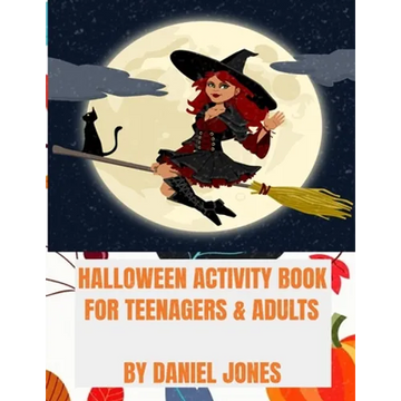 Halloween activity Book for Teenagers and Adults - Paperback