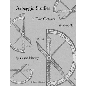 Arpeggio Studies in Two Octaves for the Cello - Paperback
