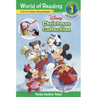 World of Reading: Disney Christmas Collection 3-In-1 Listen-Along Reader-Level 1: 3 Festive Tales with CD! [With Audio CD] - Paperback