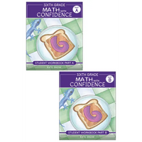 Sixth Grade Math with Confidence Student Workbook Bundle - Paperback