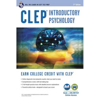 Clep(r) Introductory Psychology Book + Online - Paperback