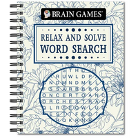 Brain Games - Relax and Solve: Word Search (Toile) - Spiral