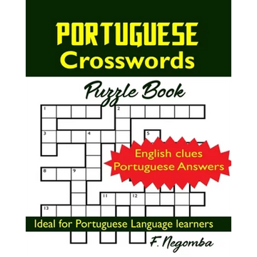PORTUGUESE Crosswords Puzzle Book - Paperback
