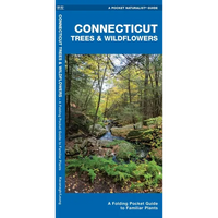 Connecticut Trees & Wildflowers: A Folding Pocket Guide to Familiar Plants - Hardcover