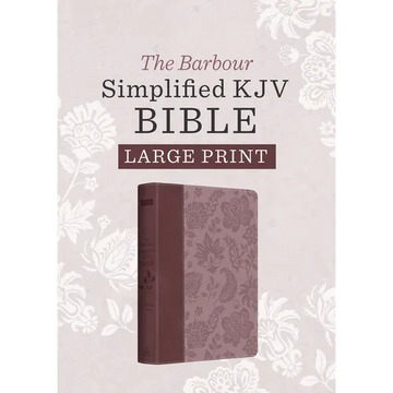 Barbour Simplified Kjv--Large Print [Plum & Paisley] - Imitation Leather