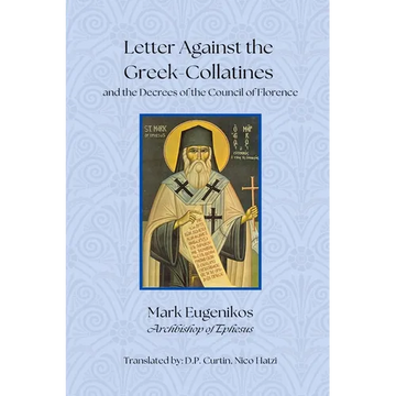 Letter Against the Greek Collatines - Paperback