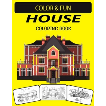 House Coloring Book: An Adult House Coloring Book with Beautifully Decorated Houses for Relaxation - Paperback