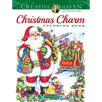 Creative Haven Christmas Charm Coloring Book - Paperback