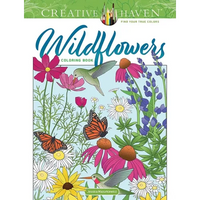 Creative Haven Wildflowers Coloring Book - Paperback