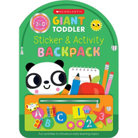 Giant Toddler: Sticker & Activity Backpack (Scholastic Early Learners) - Paperback