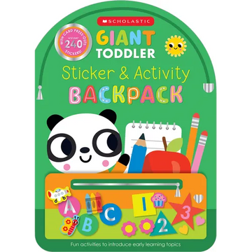 Giant Toddler: Sticker & Activity Backpack (Scholastic Early Learners) - Paperback