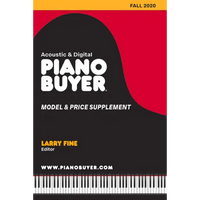 Piano Buyer Model & Price Supplement / Fall 2020 - Paperback