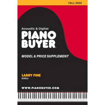 Piano Buyer Model & Price Supplement / Fall 2020 - Paperback
