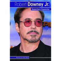 Robert Downey Jr.: Superhero Superstar - Library Binding