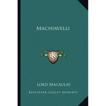 Machiavelli - Paperback