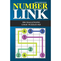 Number Link: 250 Challenging Logic Puzzles 5x5 - Paperback