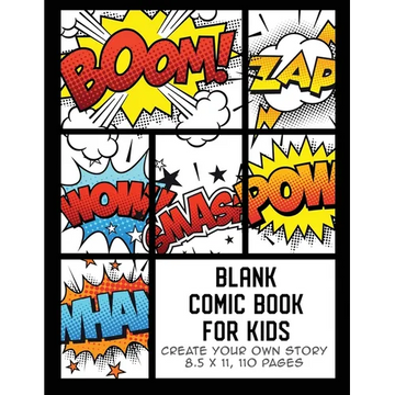 Blank Comic Book for Kids: Create Your Own Story, Comics & Graphic Novels - Paperback