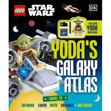 Lego Star Wars Yoda's Galaxy Atlas: With Exclusive Yoda Lego Minifigure - Hardcover