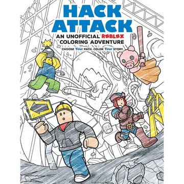 Hack Attack: An Unofficial Roblox Coloring Adventure - Paperback