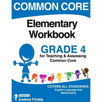 Common Core Elementary Workbook Grade 4 - Paperback