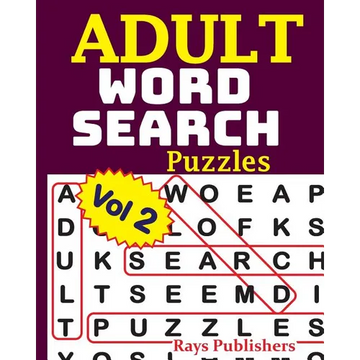 ADULT WORD SEARCH Puzzles Vol 2 - Paperback