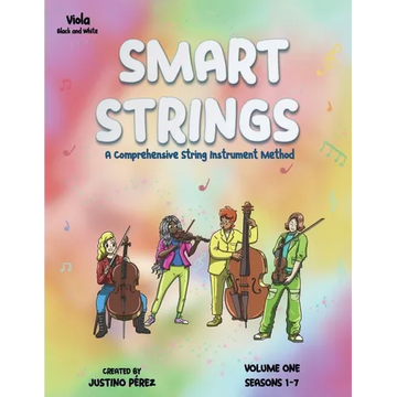 Smart Strings Volume One: Viola-Black and White - Paperback