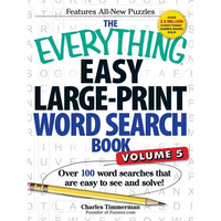 The Everything Easy Large-Print Word Search Book, Volume 5: Over 100 Word Searches That Are Easy to See and Solve! - Paperback