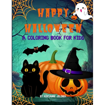 Happy Halloween: A Coloring Book for Kids - Paperback