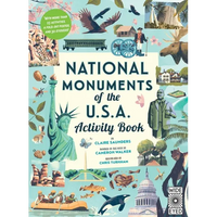 National Monuments of the USA Activity Book: With More Than 25 Activities, a Fold-Out Poster, and 30 Stickers! - Paperback