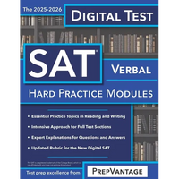 Digital SAT Verbal: Hard Modules, 2025-2026 Edition - Paperback