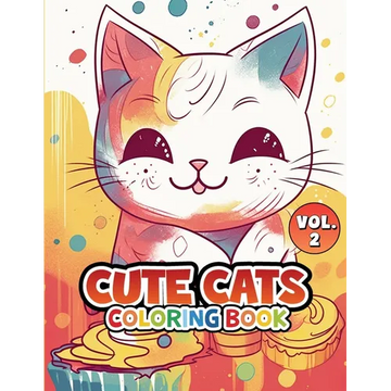 Cute Cats Coloring Book: Volume 2 - Paperback