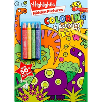Highlights Hidden Pictures Coloring with Crayons - Paperback