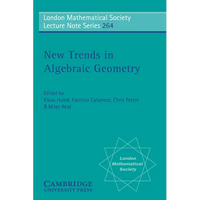 New Trends in Algebraic Geometry - Paperback