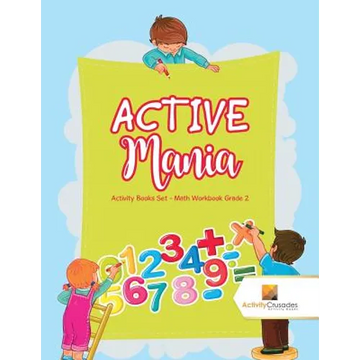 ACTIVE Mania: Activity Books Set - Math Workbook Grade 2 - Paperback