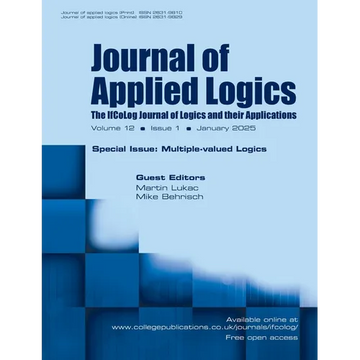 Journal of Applied Logics. IfCoLog Journal of Logics and their Applications. Volume 12, number 1, January 2025. Special Issue: Multiple Valued Logics - Paperback