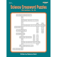 Science Crossword Puzzles Grades 3-6 - Paperback