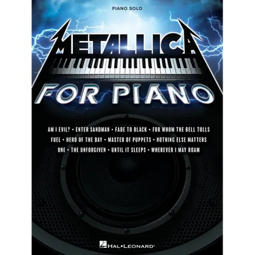 Metallica for Piano Solo: A Dozen Favorites by the Quintessential Heavy Metal Band Arranged for Intermediate Level Piano Solo - Paperback