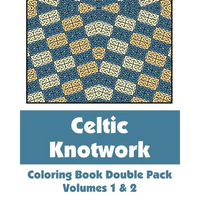 Celtic Knotwork Coloring Book Double Pack (Volumes 1 & 2) - Paperback