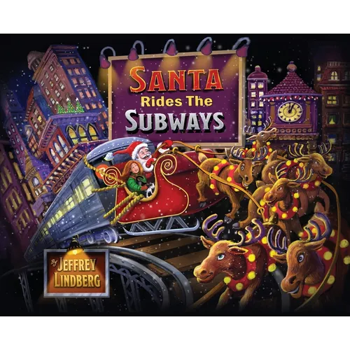 Santa Rides the Subways