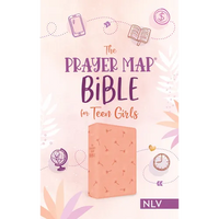 The Prayer Map Bible for Teen Girls Nlv [Coral Dandelions] - Imitation Leather