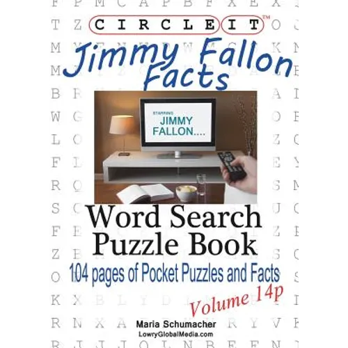 Circle It, Jimmy Fallon Facts, Pocket Size, Word Search, Puzzle Book