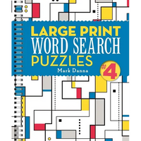 Large Print Word Search Puzzles 4 - Spiral