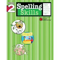 Spelling Skills: Grade 2 (Flash Kids Harcourt Family Learning) - Paperback