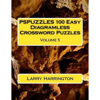 PSPUZZLES 100 Easy Diagramless Crossword Puzzles Volume 5 - Paperback