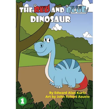 The Red And Blue Dinosaur - Paperback