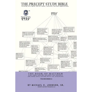 The Book of Matthew: The Precept Study Bible - Paperback