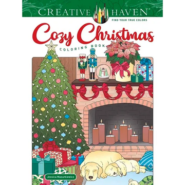 Creative Haven Cozy Christmas Coloring Book - Paperback