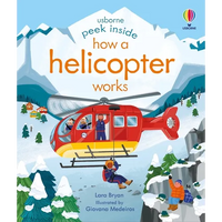 Peek Inside How a Helicopter Works - Board Book