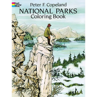 National Parks Coloring Book - Paperback